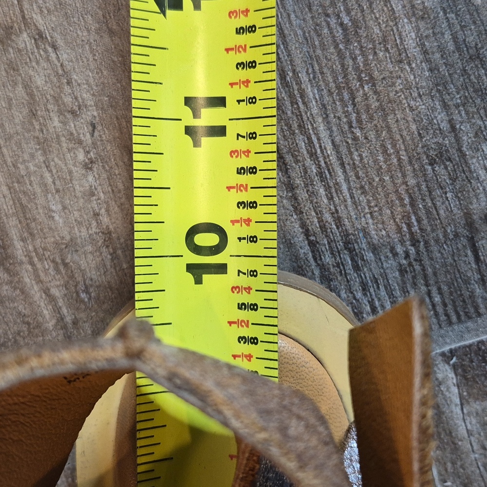 7/7.5 Diba True Genuine Leather Gladiator Sandals, Double Buckle Closure - Picture 11 of 13